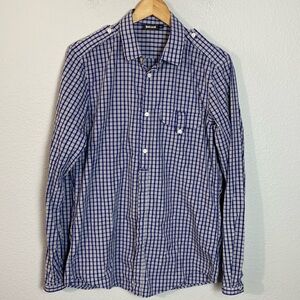JustCavalli Men's Plaid Button‎ Up Shirt